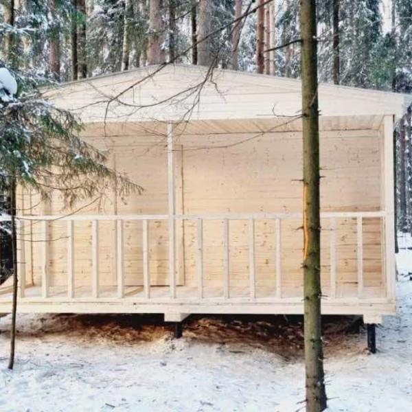 Бытовка 8х5 с верандой