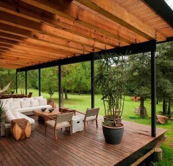 с террасой 6х6м1