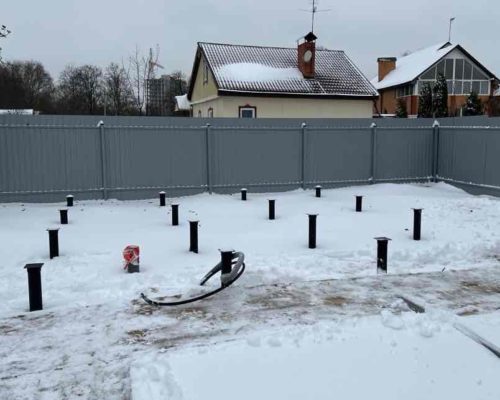 Сваи металлические винтовые 108 ые на 2000 – г.о. Рузский