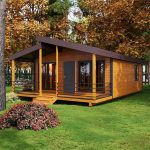 Дом бытовка с террасой 9х6 (20/24, 45%) +