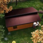 Дом бытовка с террасой 9х6 (20/24, 45%) +