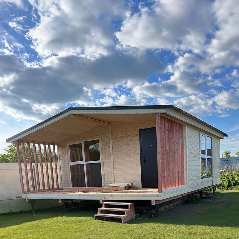 Дом бытовка с верандой 7х6 Дом бытовка дачный 7х5 (15/18, 85%) (Копировать)